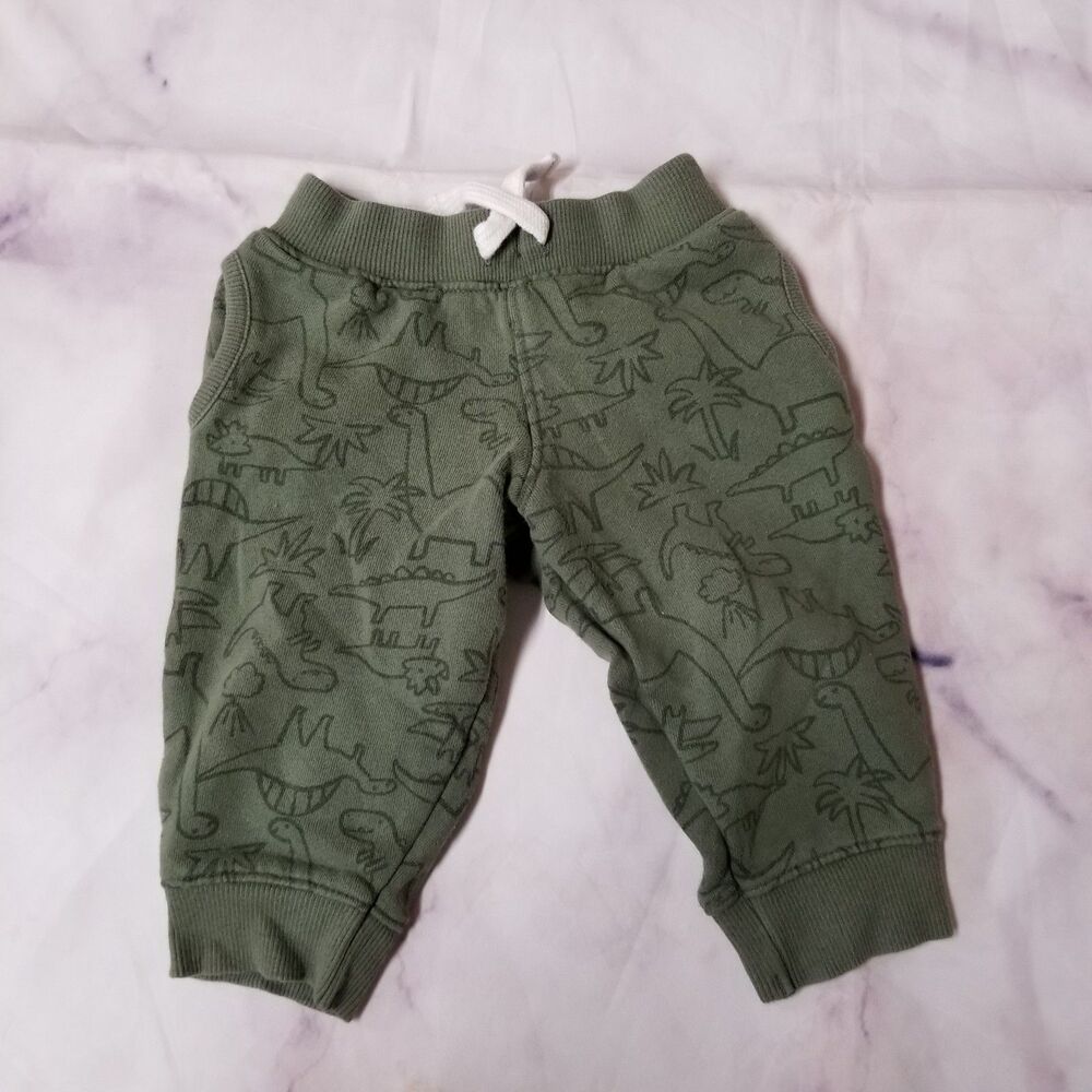Carter's Dinosaur Green Joggers 9M